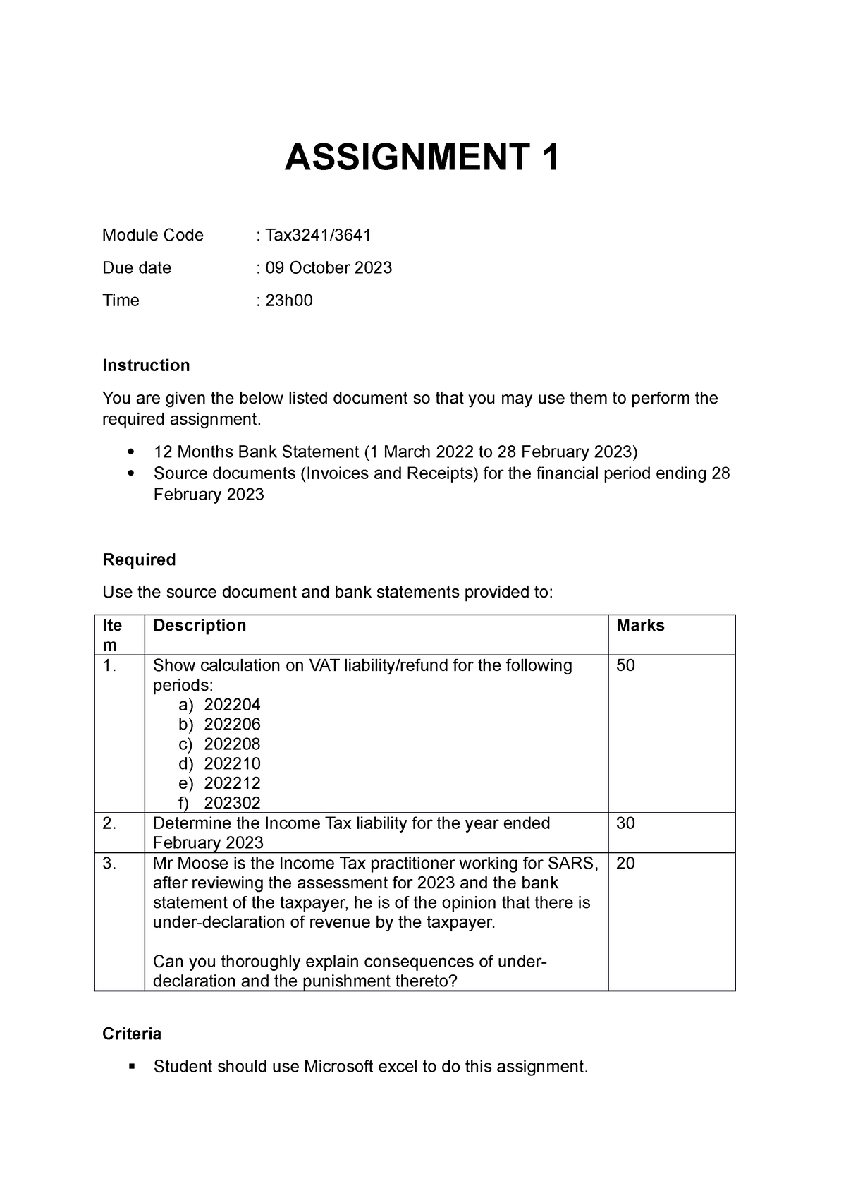 solved assignment of code 202