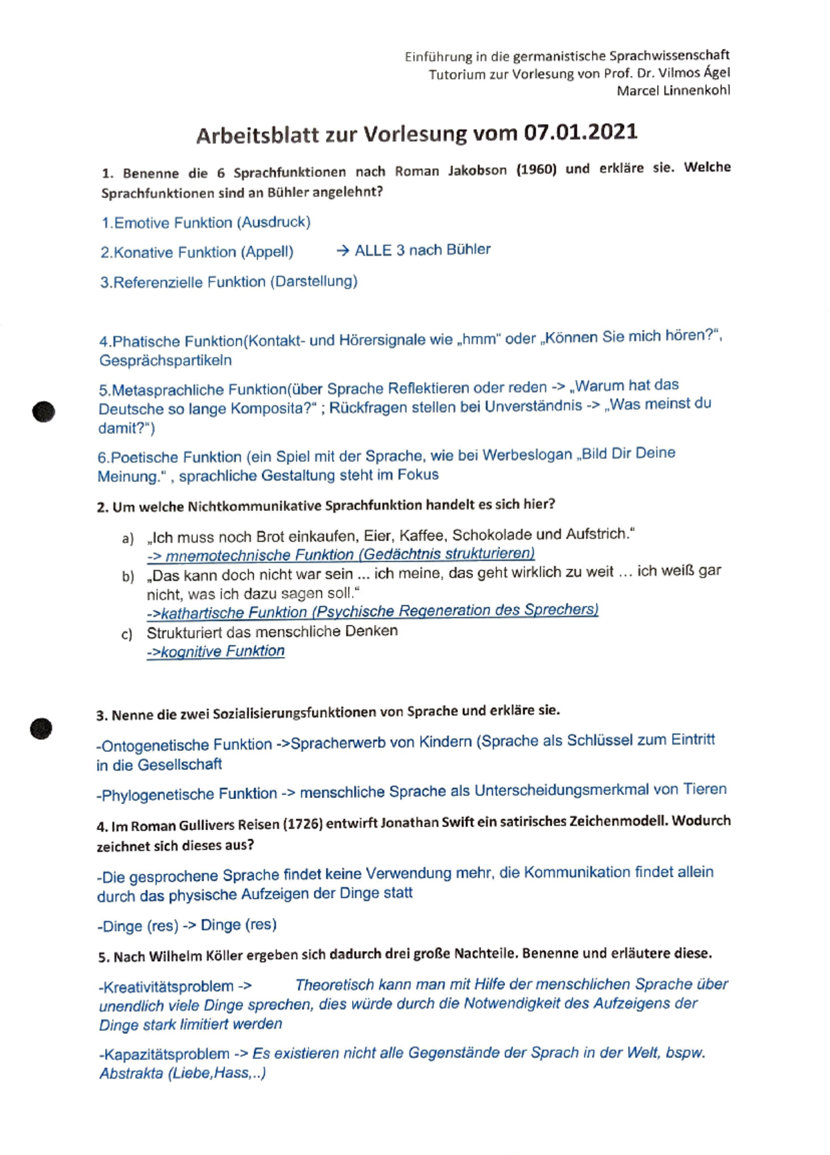 AB tut Sprachwissenschaft 7.1 Einfiihrung in die germanistische