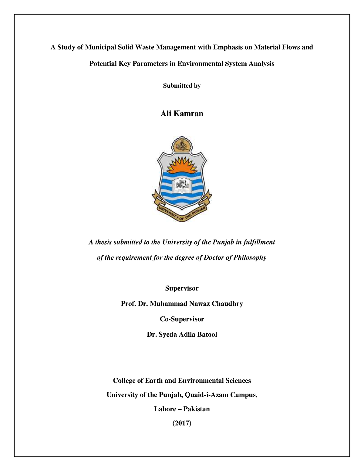 thesis about solid waste management in the philippines