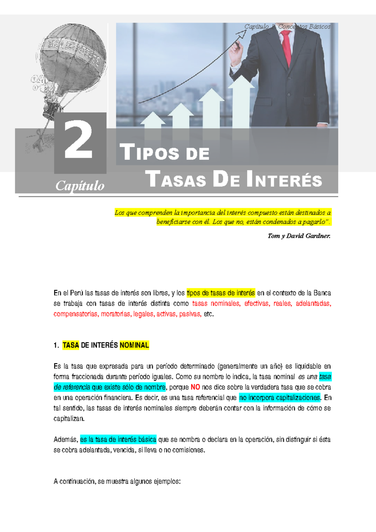 Tipos de Tasas de Interés (información básica y precisa) - Los que ...