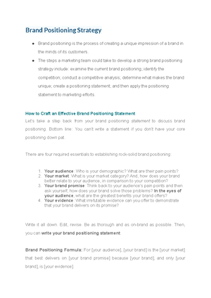 Create a Brand Positioning Strategy Overview-3 - Your brand positioning ...