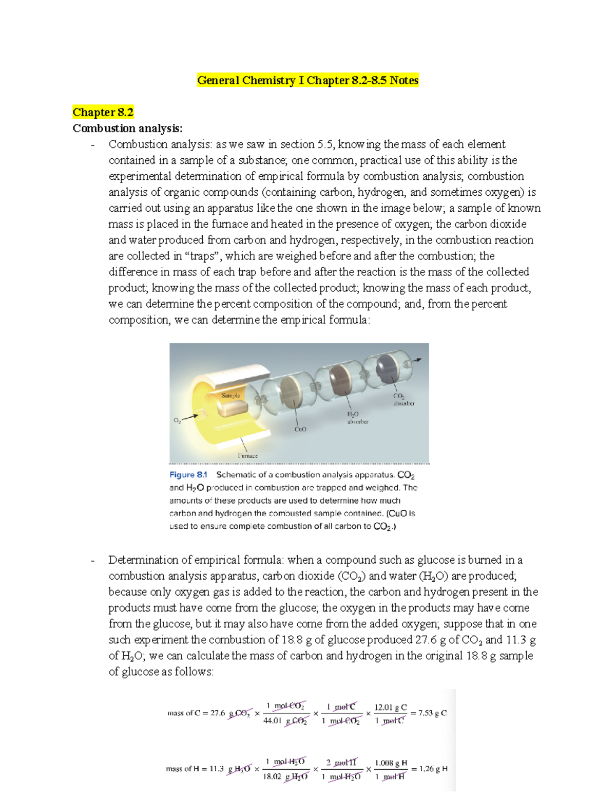 General Chemistry I Chapter 8.2-8.5 Notes - General Chemistry I Chapter ...