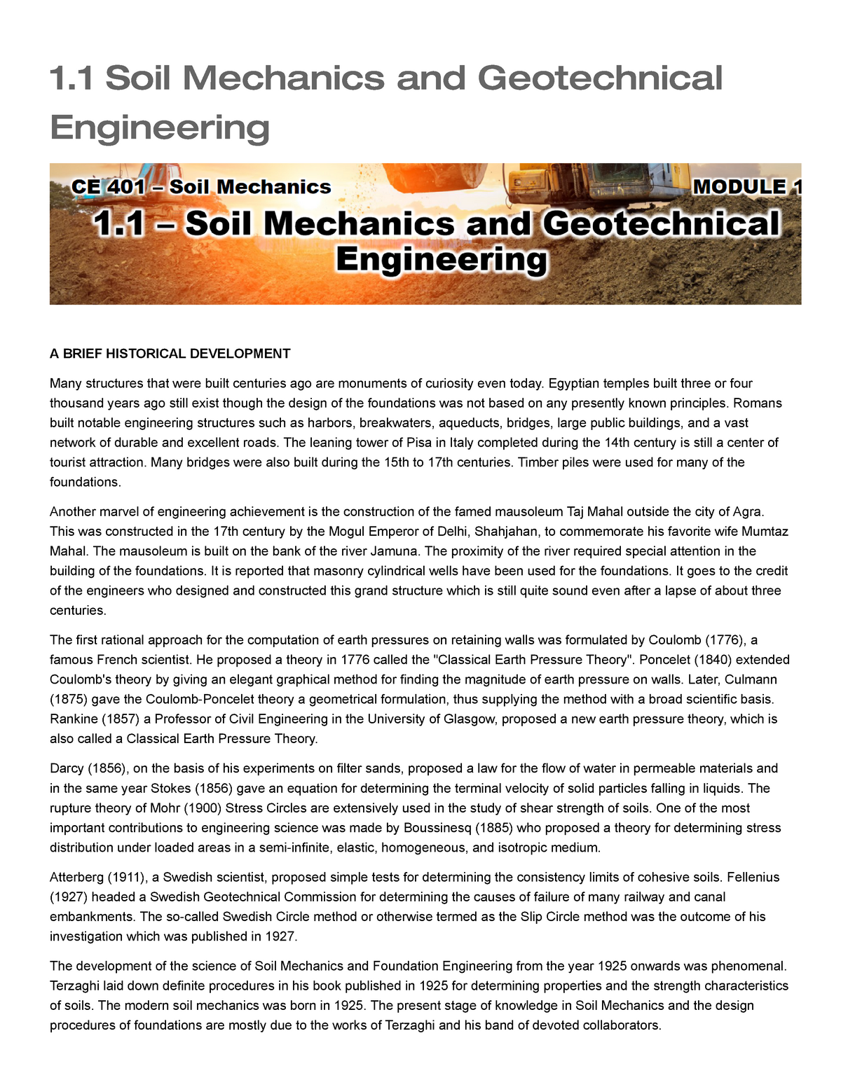 Soil Mechanics and Geotechnical Engineering - Egyptian temples built ...