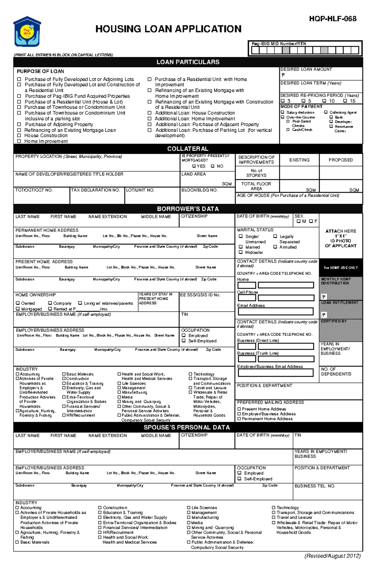 pagibig-housing-loan-loan-particulars-purpose-of-loan-purchase-of