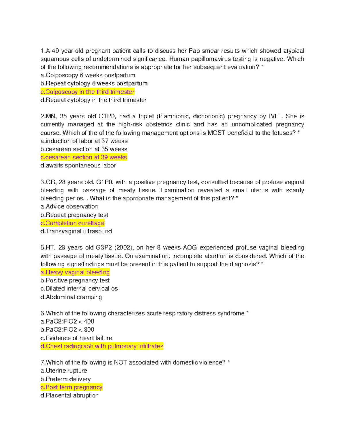 Medical of Vascular and interventional radiology exam part 1 1 40