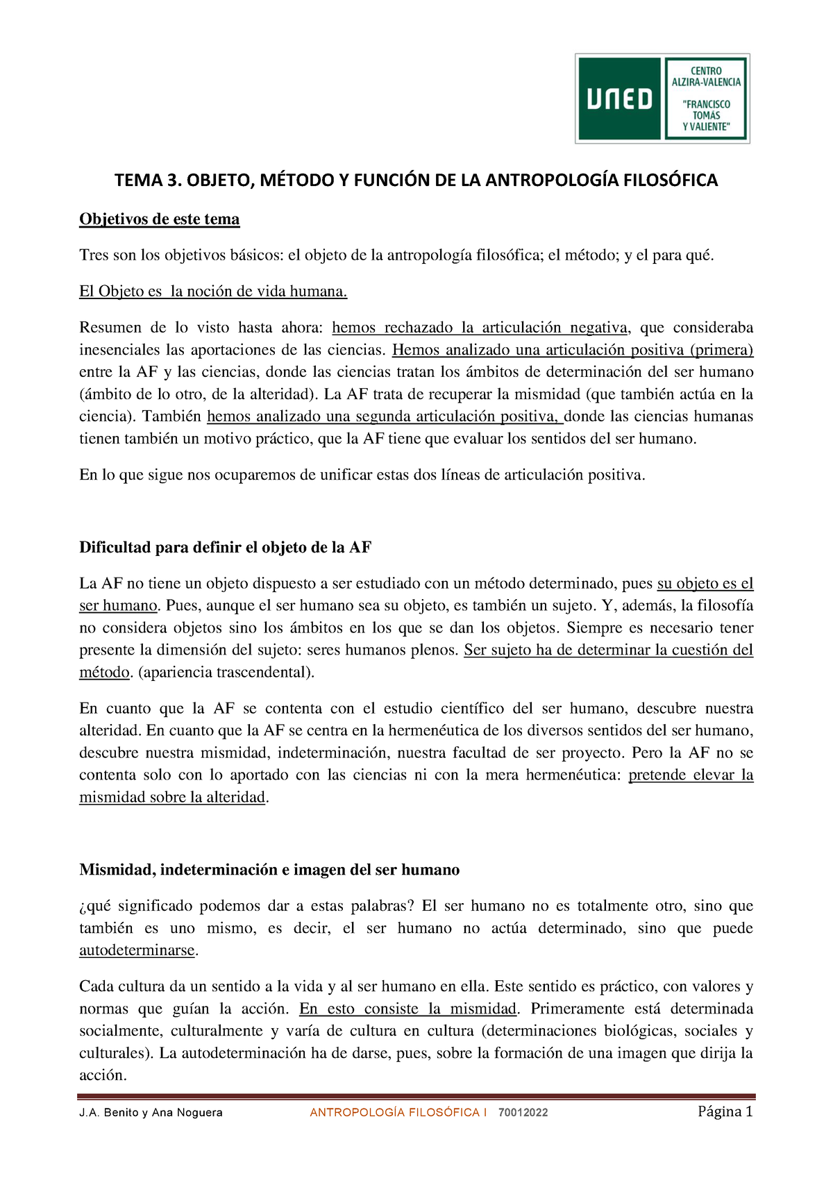 Tema 3 Objeto MÉtodo Y FunciÓn De La Af Tema 3 Objeto MÉtodo Y FunciÓn De La AntropologÍa 6546