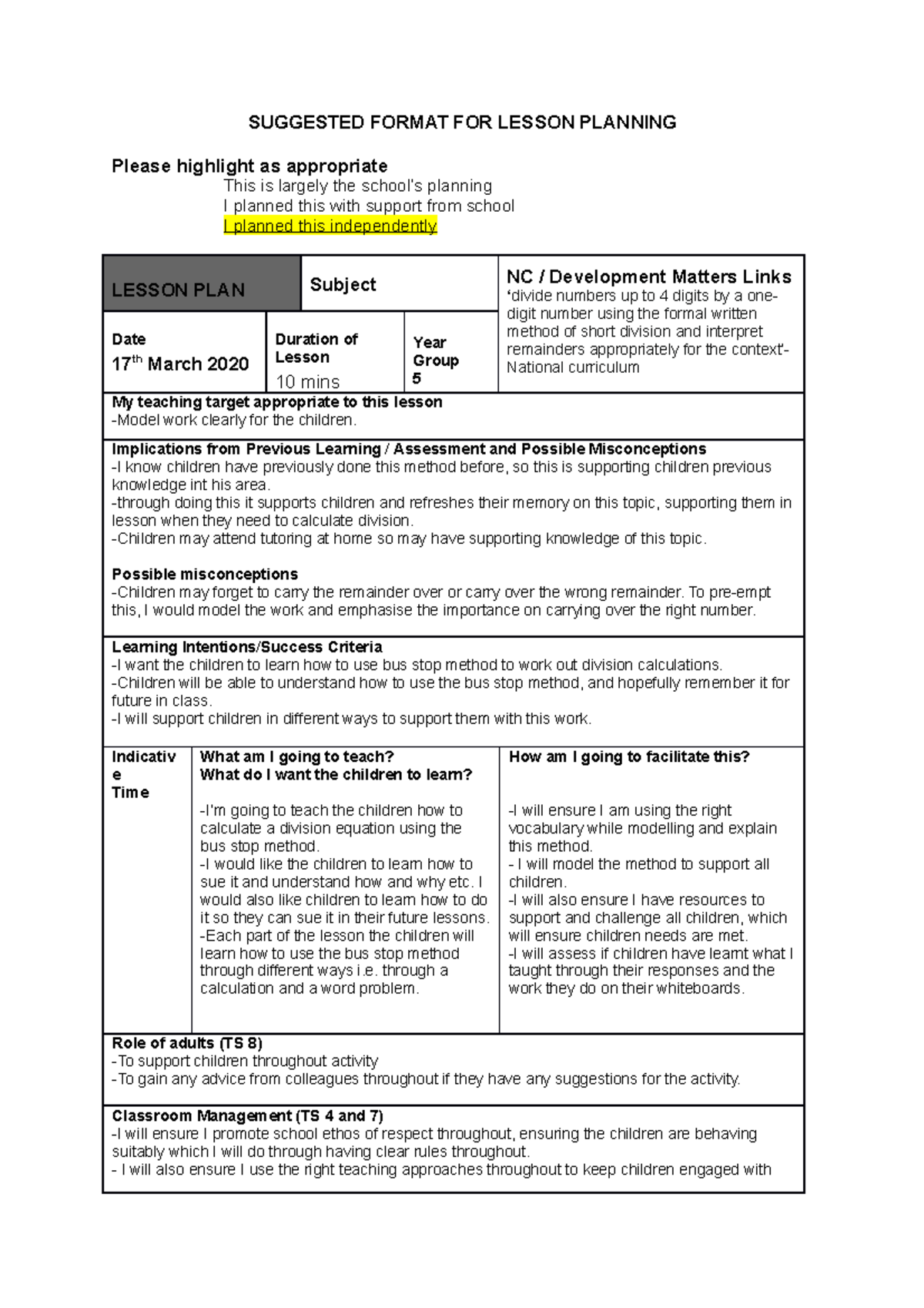 lesson-plan-bus-stop-method-division-suggested-format-for-lesson-planning-please-highlight