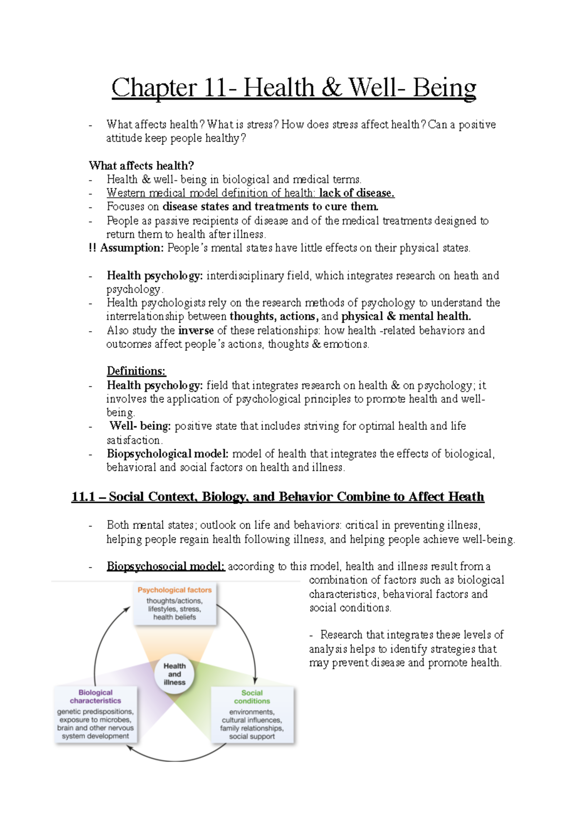 Chapter 11- Psychological Science Michael S. Gazzaniga 6th Edition ...