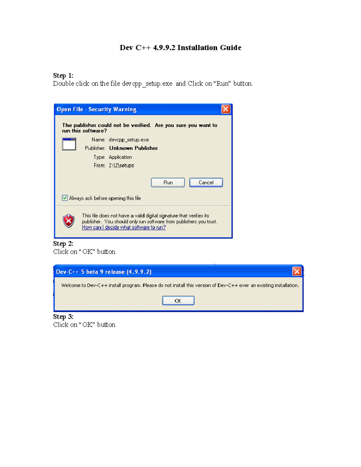Devcpp installation guide - Data Structures - Dev C++ 4.9.9 ...