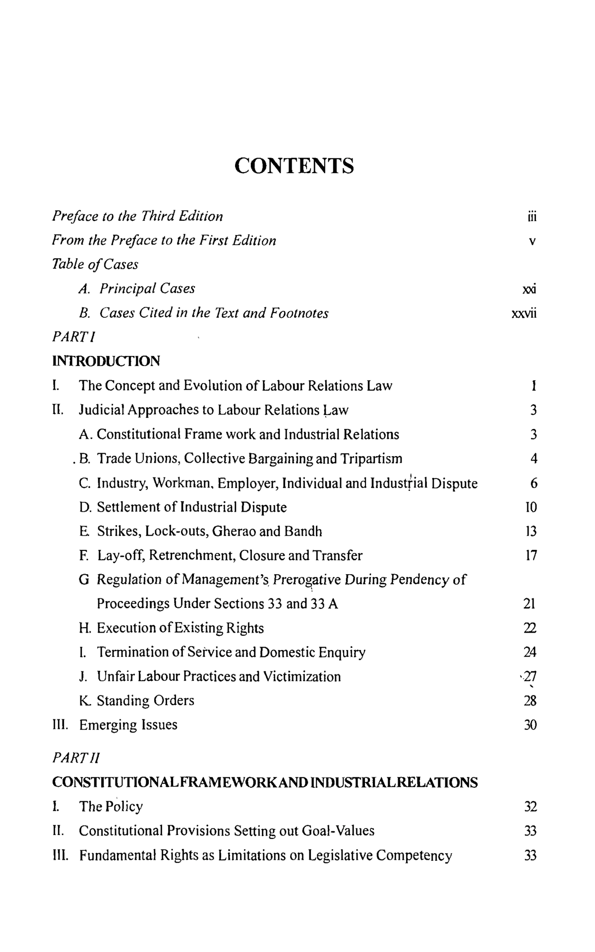 contents-of-the-labour-law-book-by-sc-srvisatava-contents-preface-to