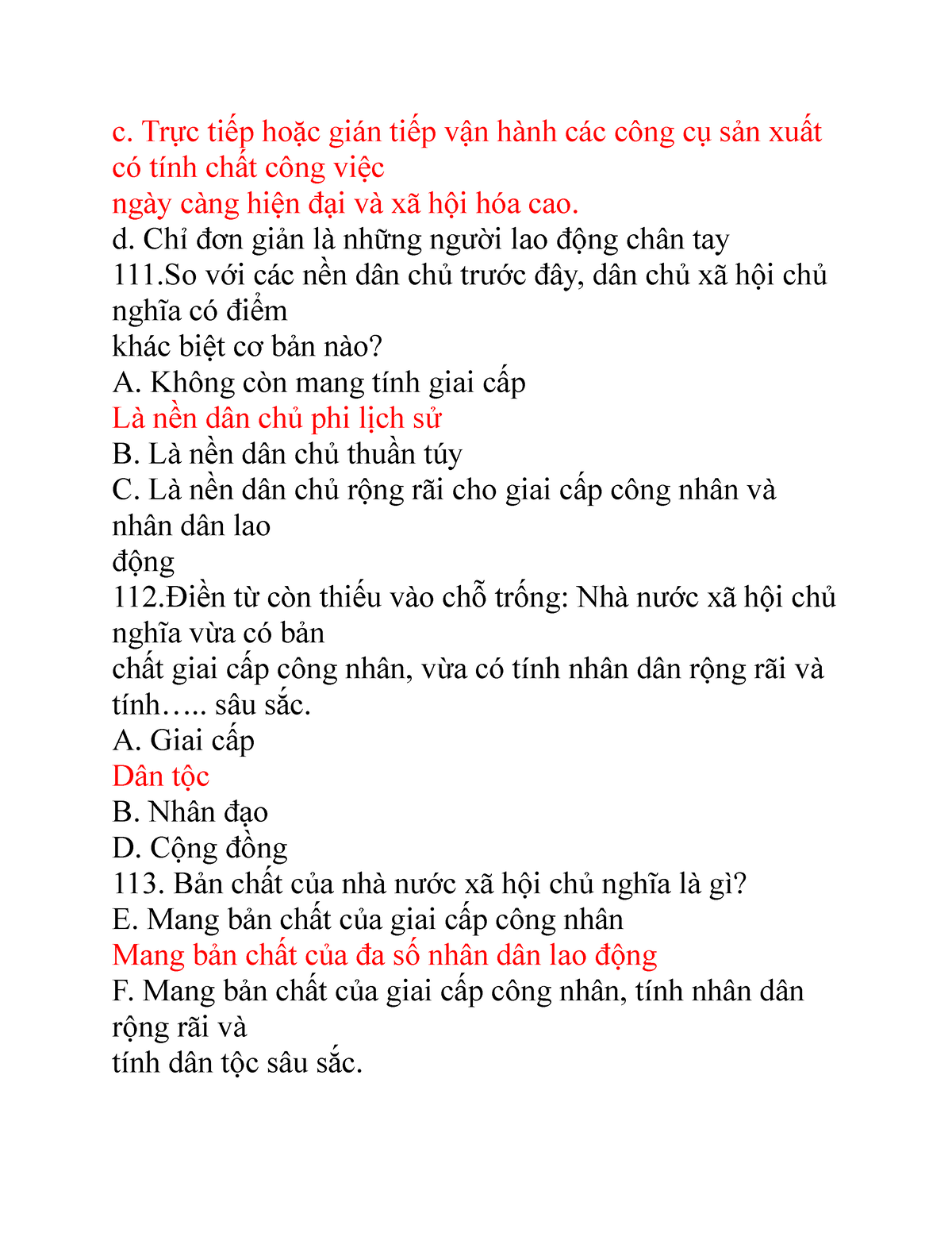 Cnxh - Cnxh - C. Trực Tiếp Hoặc Gián Tiếp Vận Hành Các Công Cụ Sản Xuất ...