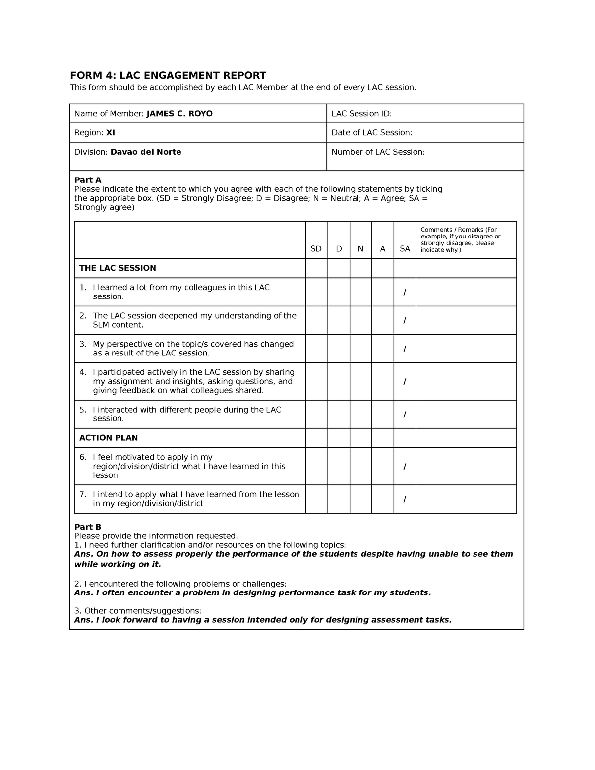 The Engagement Report shows attendee's activities including questions ...