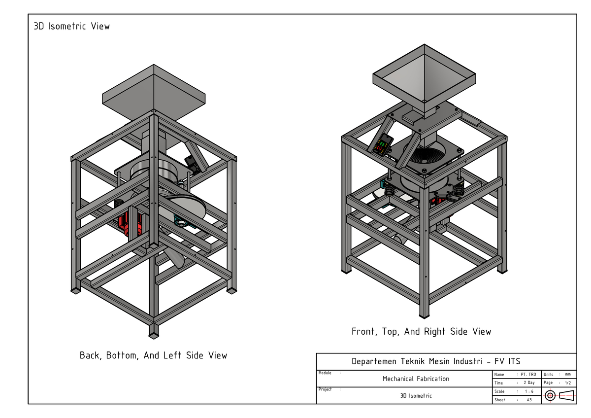 Sieving Machine NEW tro77 Departemen Teknik Mesin Industri FV ITS