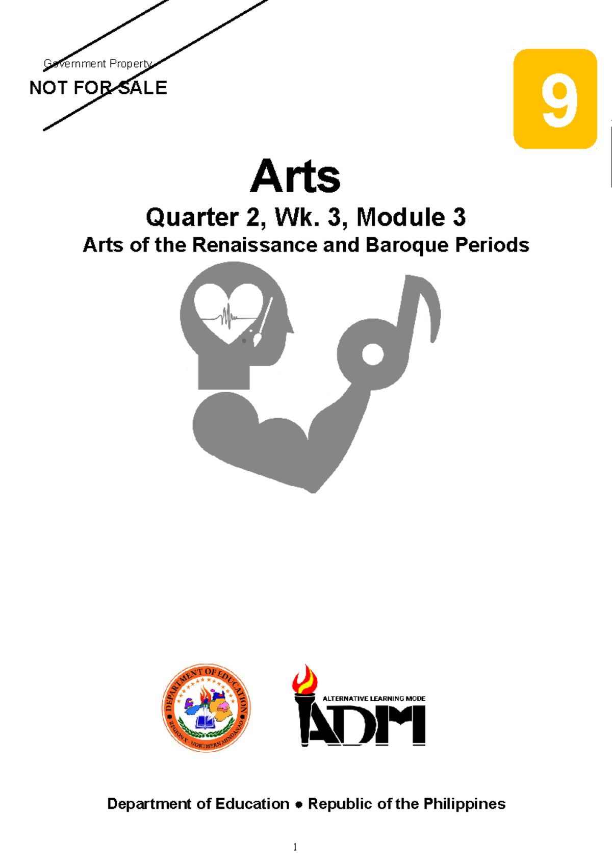 Arts9 Q2 Mod3 Renaissance Baroque Version 2 - NOT Arts Quarter 2, Wk. 3 ...