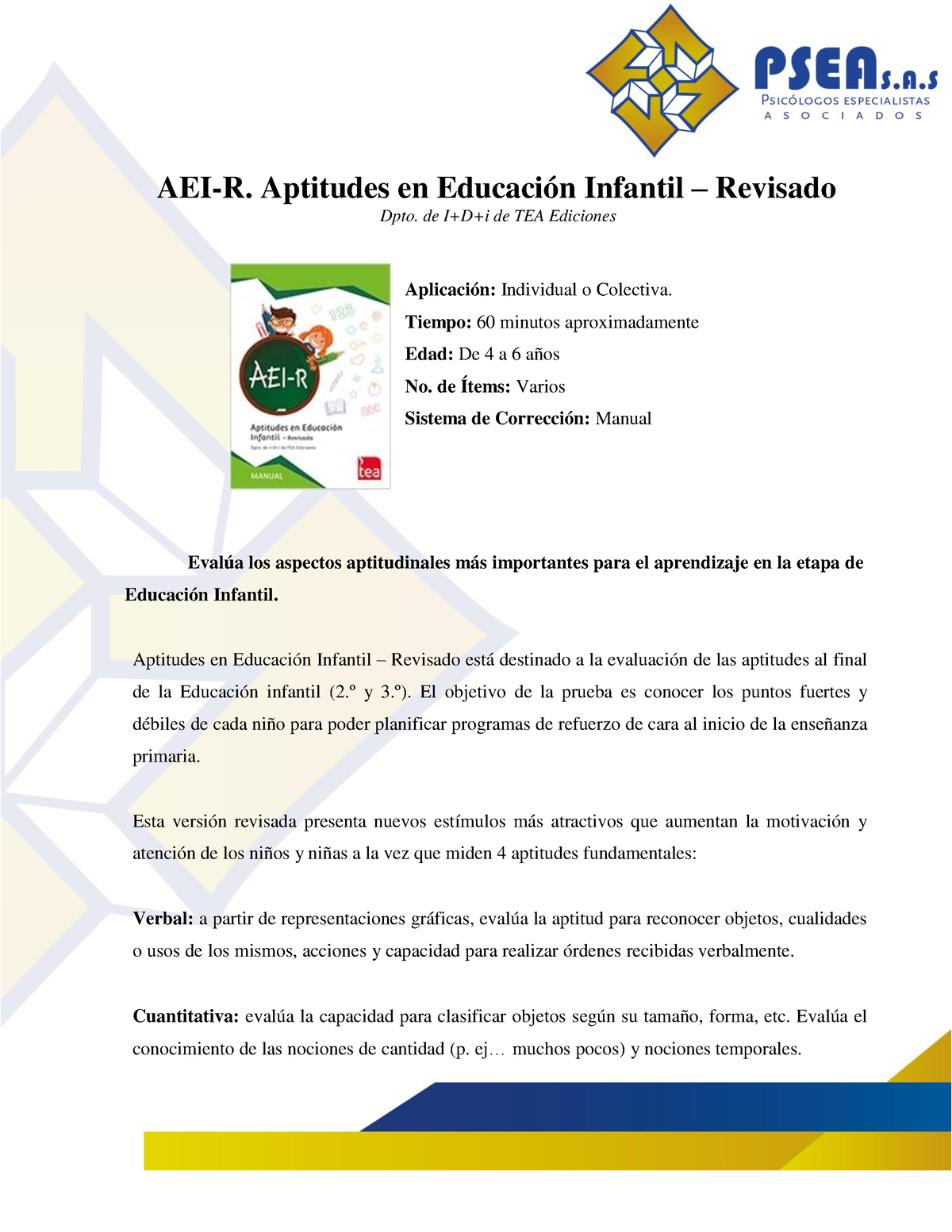 Aei R Aptitudes En Educacion Infantil Revisado Intervención Psicopedagógica En Comunicación 5998