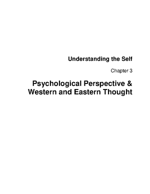 Chapter 1 Lesson 5 - UTS - Understanding the Self Chapter 5 The Sexual ...