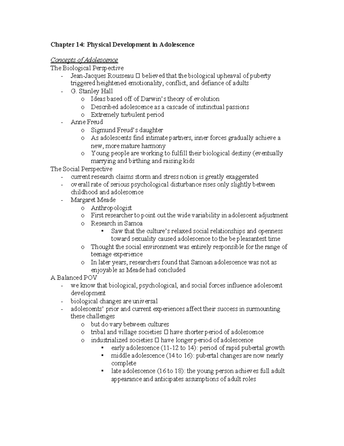 psych-205-chapter-14-chapter-14-physical-development-in-adolescence