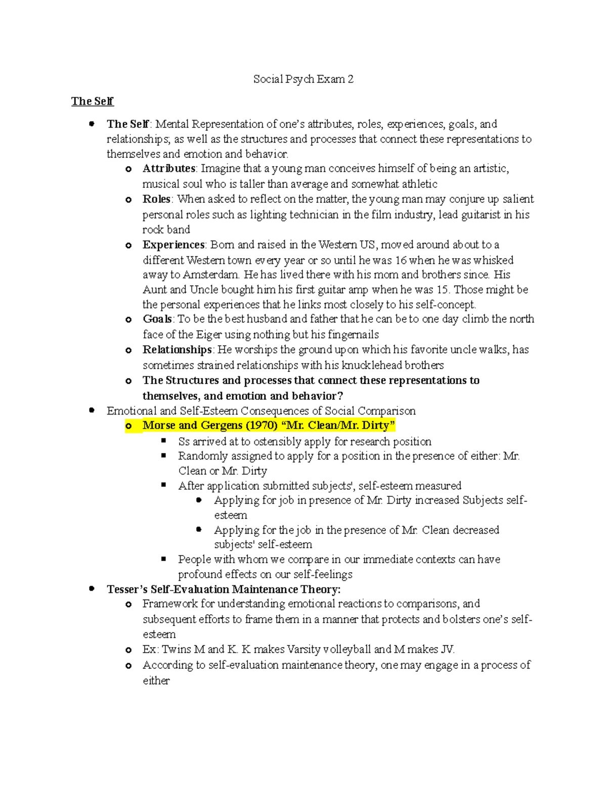 social-psychology-exam-2-social-psych-exam-2-the-self-the-self