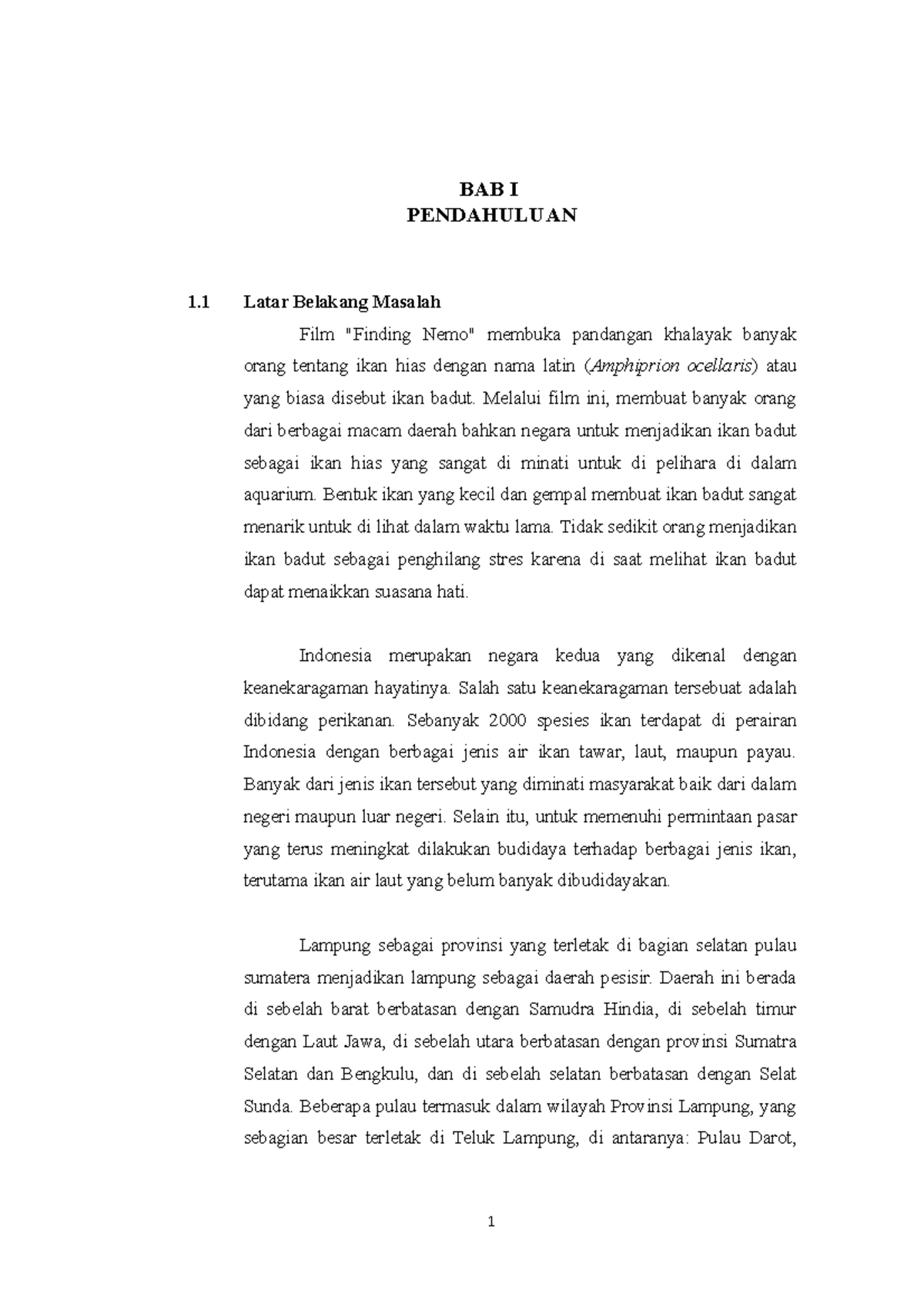 Contoh Format Cover Karya Tulis Ilmiah - BAB I PENDAHULUAN 1 Latar ...