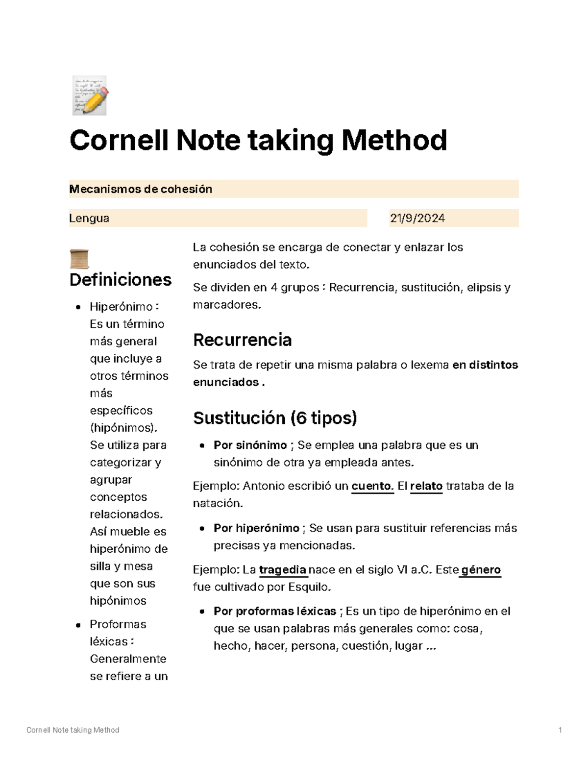 48f6dee2-9441-48ca-ab16-98504 ec6ef62 Cornell Note taking Method ...