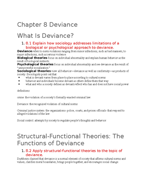 Sociology Chapter 4 - Chapter 4: Social Interaction in Everyday Life ...