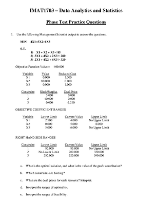 IMAT1215 Exam 2018 - Sheet 1 of 10 EXAMINATION PAPER Code: IMAT Session ...