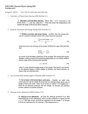 EXAM 1 Solution - PHYS 3331 - Studocu