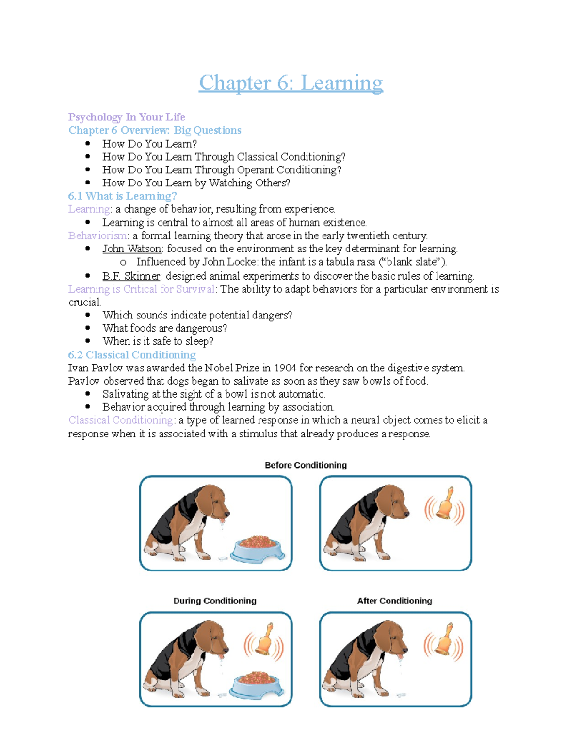 Chapter 6 Notes Psyc 1101 Chattahoochee Tech Studocu Chapter 6 Notes Psyc 1101 Chattahoochee Tech Studocu