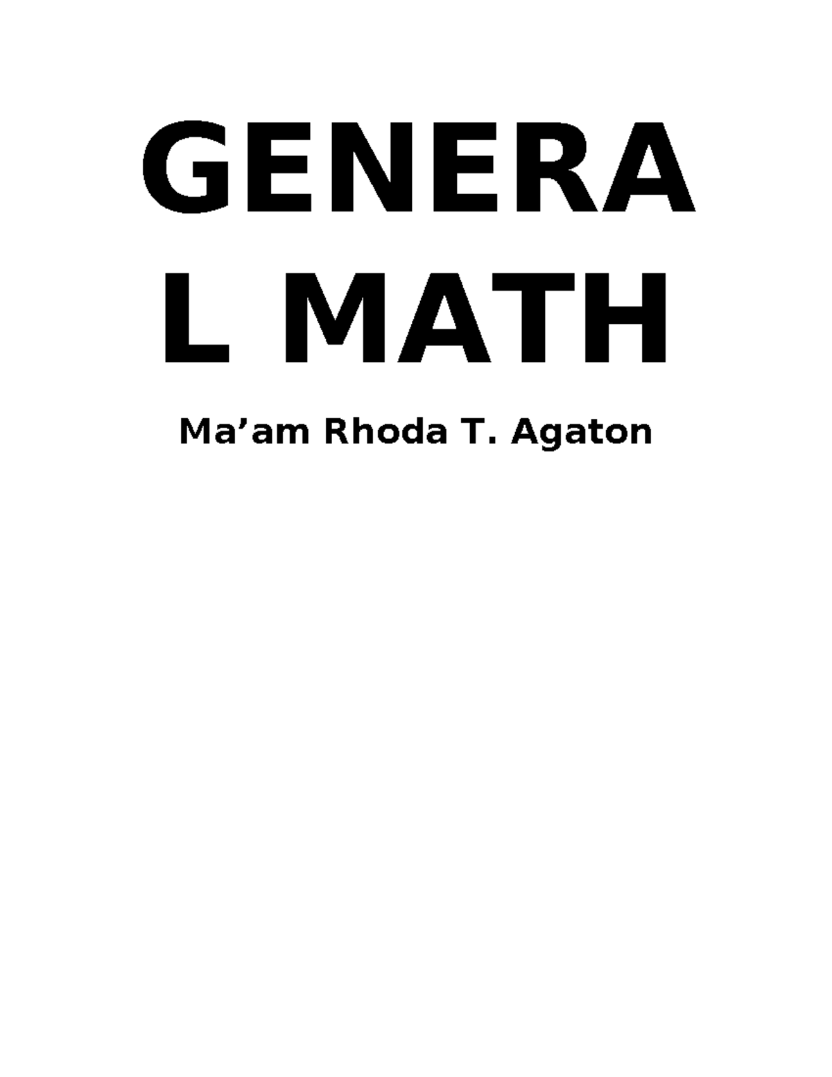 General MATH 3 - It is a collection of examples that will help you to ...