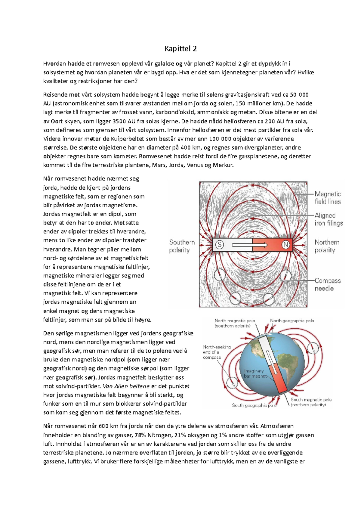 Kapittel 2 - Jordens Oppbygging - Kapittel 2 Hvordan Hadde Et Romvesen ...