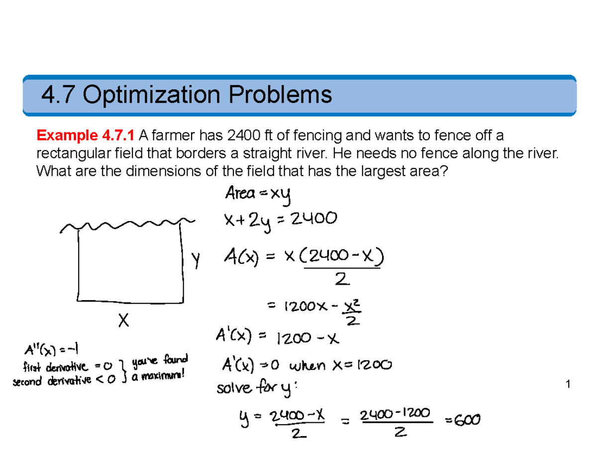 4 7 Optimization Notes Were Taken During And Before The Lecture 1   Thumb 1200 928 