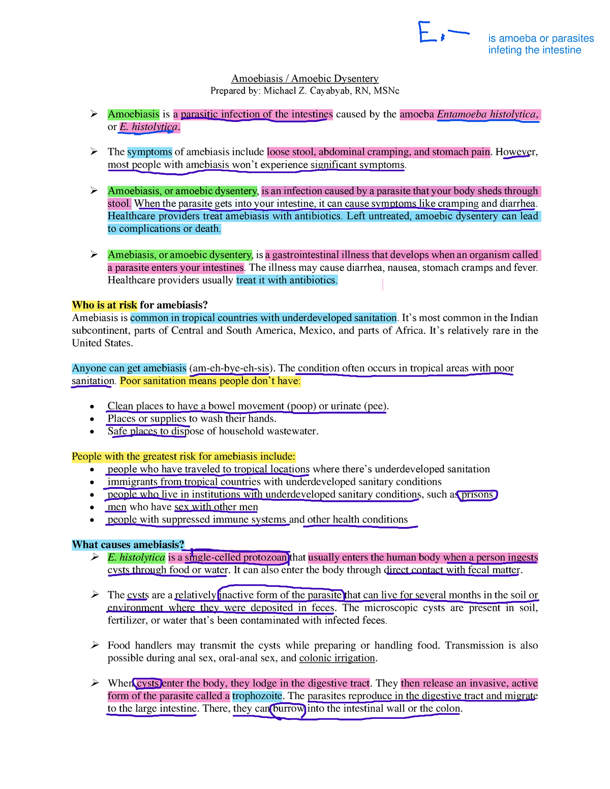 Amoebiasis - 2023 - lajnfjejaeejfcoadc - Amoebiasis / Amoebic Dysentery ...