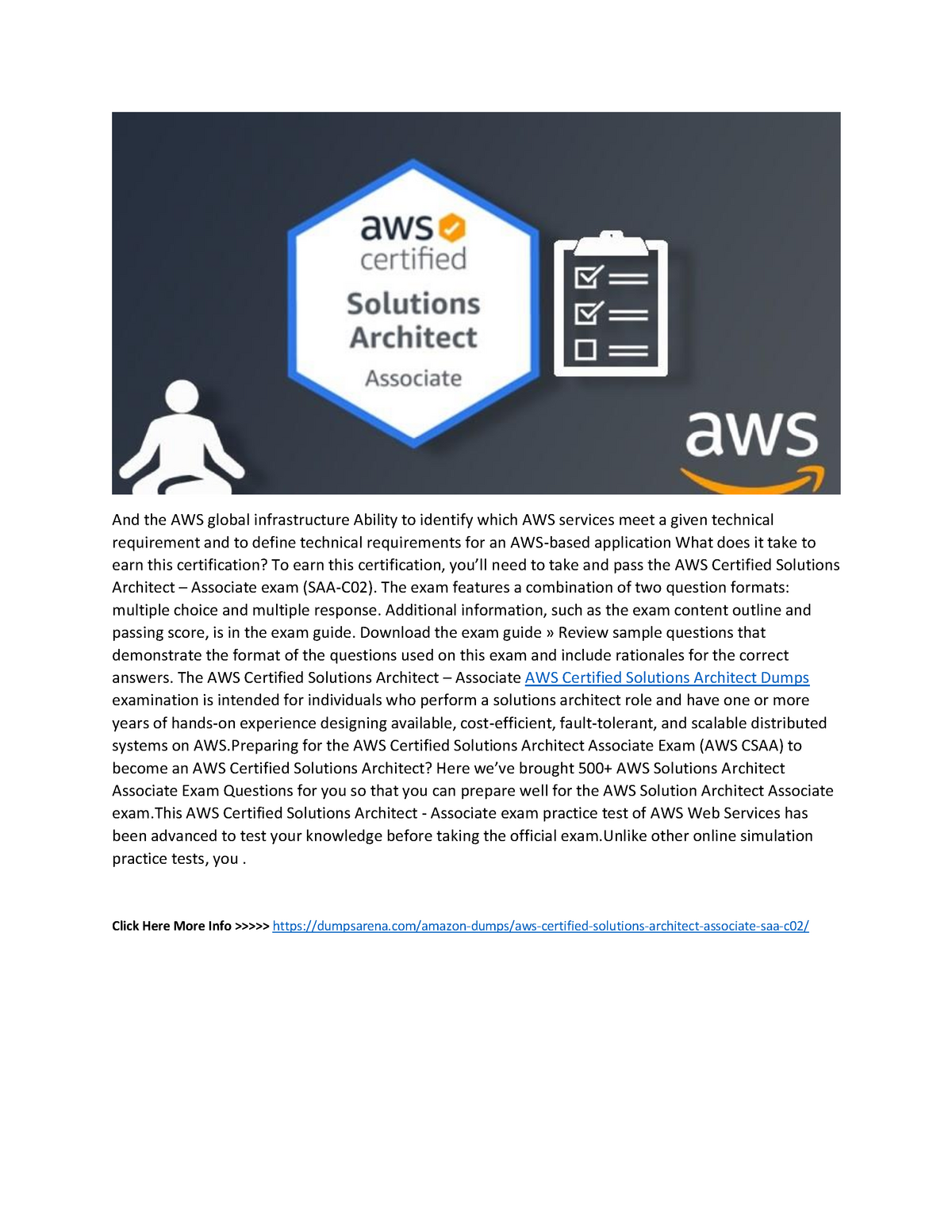 Top 60 Free AWS Solution Architect Associate Dumps And the AWS global