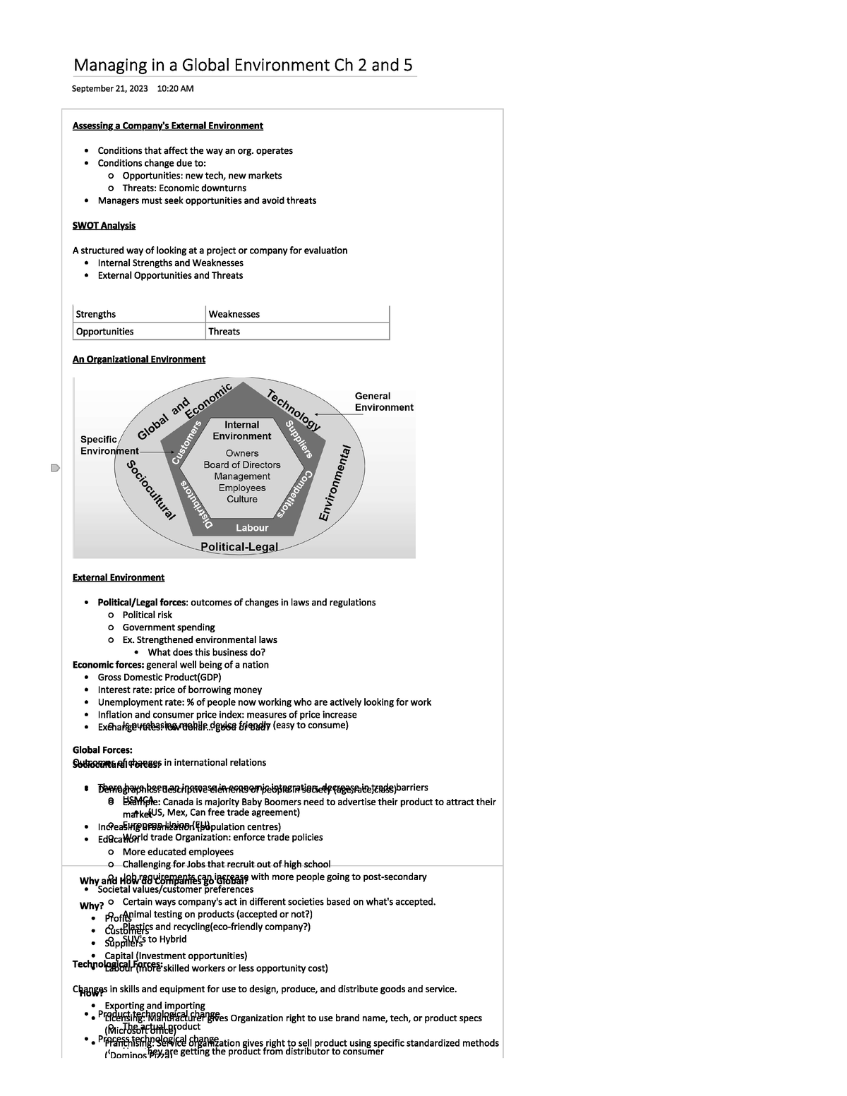 ADM 1300 Midterm 1 Notes 2 - ADM1300 - Studocu