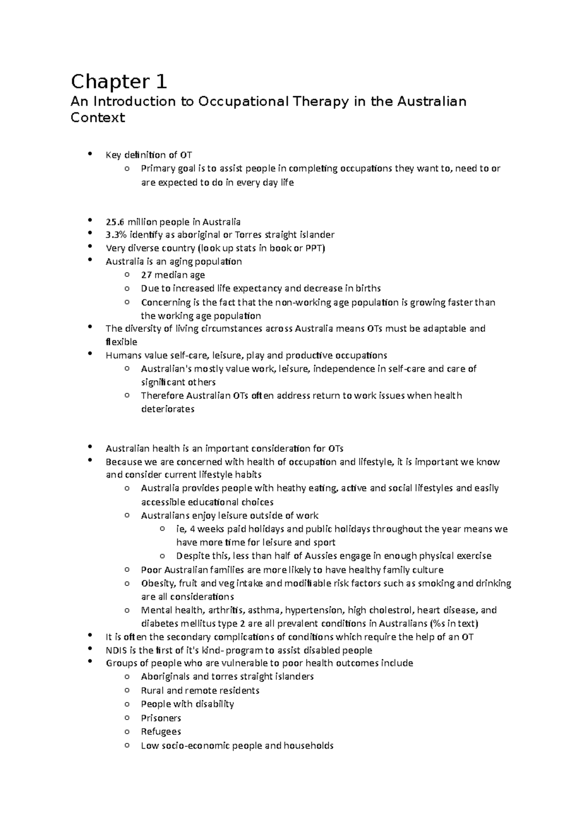 Week 1 - Week 1 Reading Notes - Chapter 1 An Introduction to ...