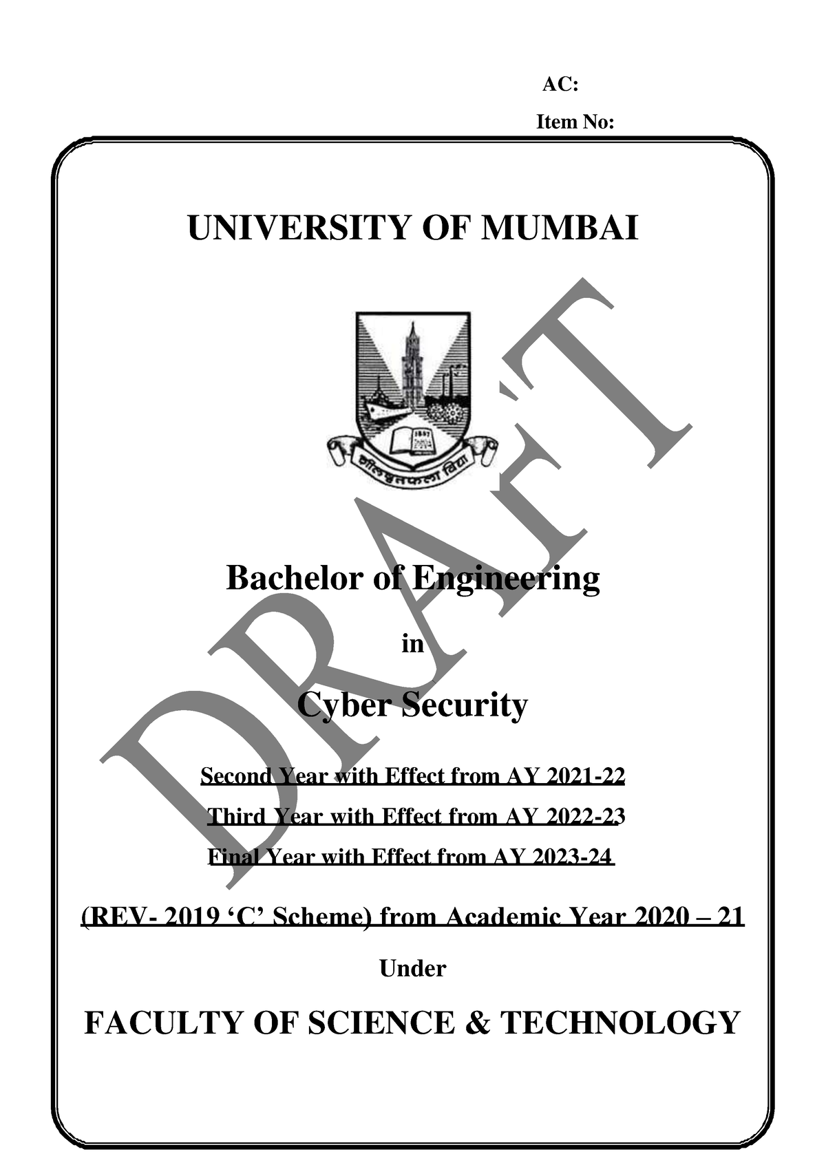 Cyber-security Syllabus-sem-vi-mumbai-university - AC: Item No ...