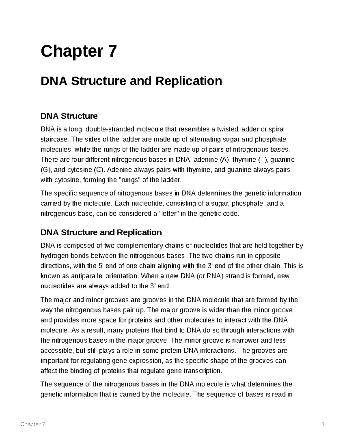 chapter-7-dna-structure-and-replication-chapter-7-dna-structure-and
