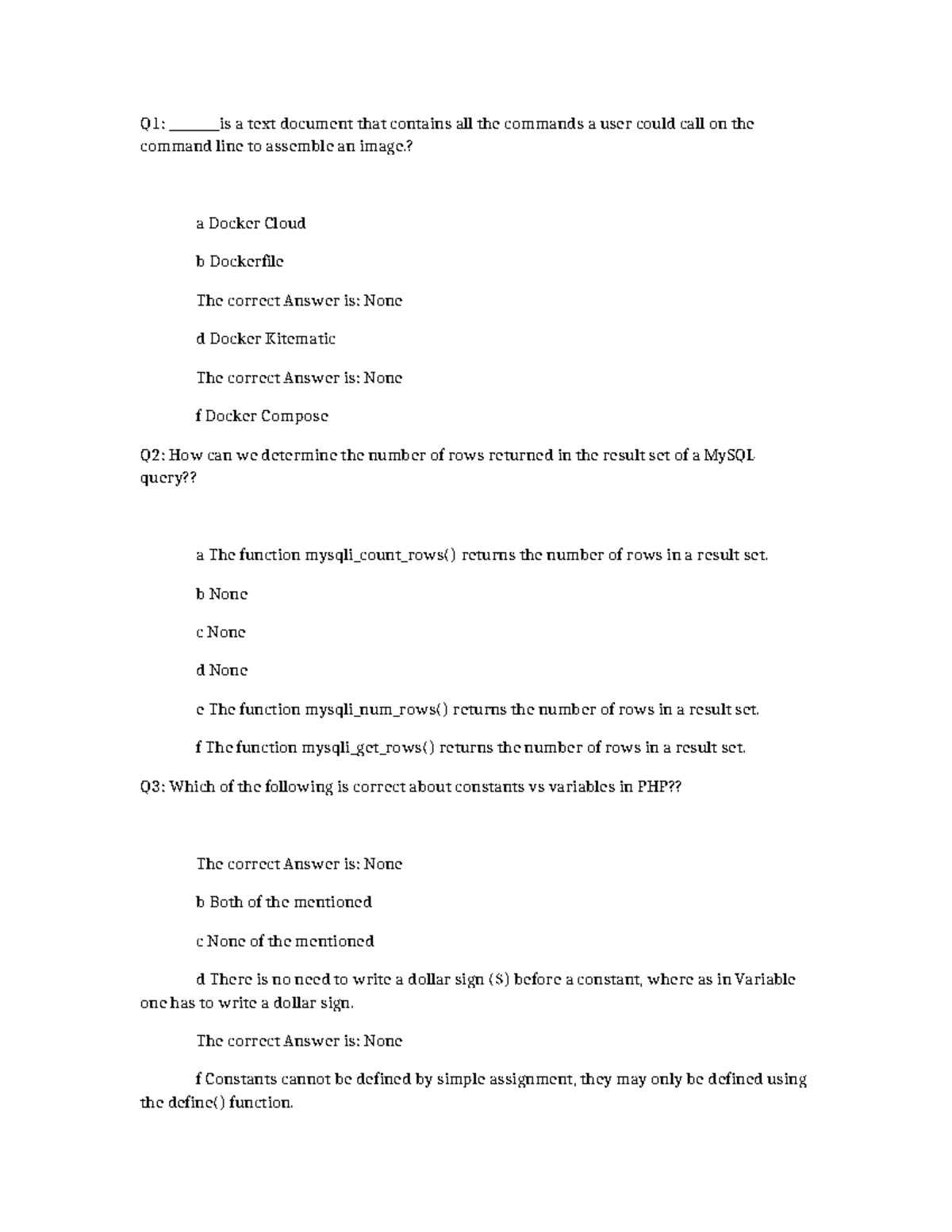 1 Psset for BEMY - I worked in class on this practice test using our ...