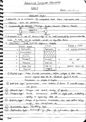 Computer Network -Lab file - LABORATORY FILE Computer Networks (SE-407 ...
