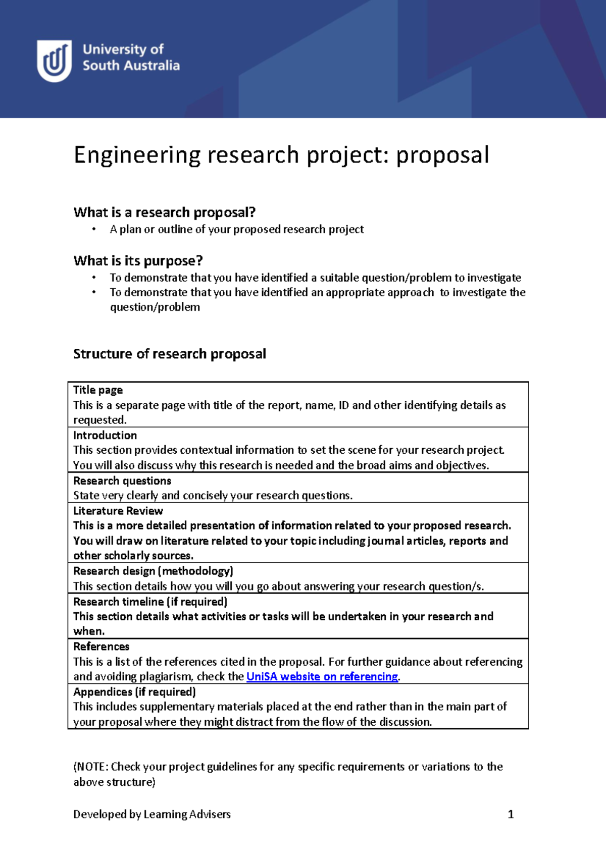 msc engineering research proposal sample