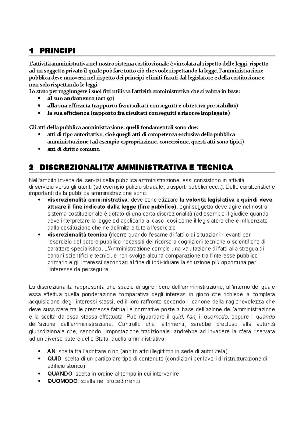 6. Attivita' Amministrativa - 1 PRINCIPI L'attività Amministrativa Nel ...