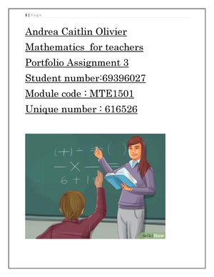 mte1501 assignment 5 questions and answers