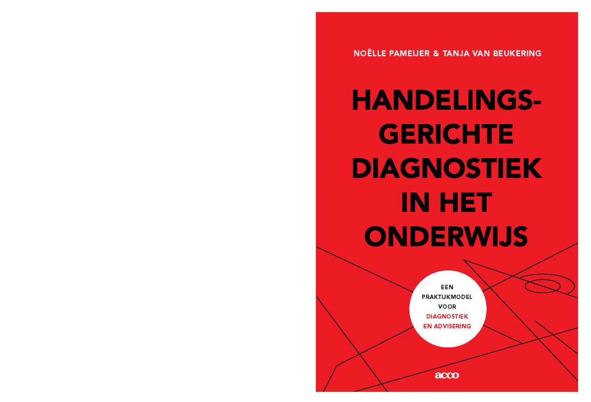 Handelingsgerichte Diagnostiek In Het Onderwijs