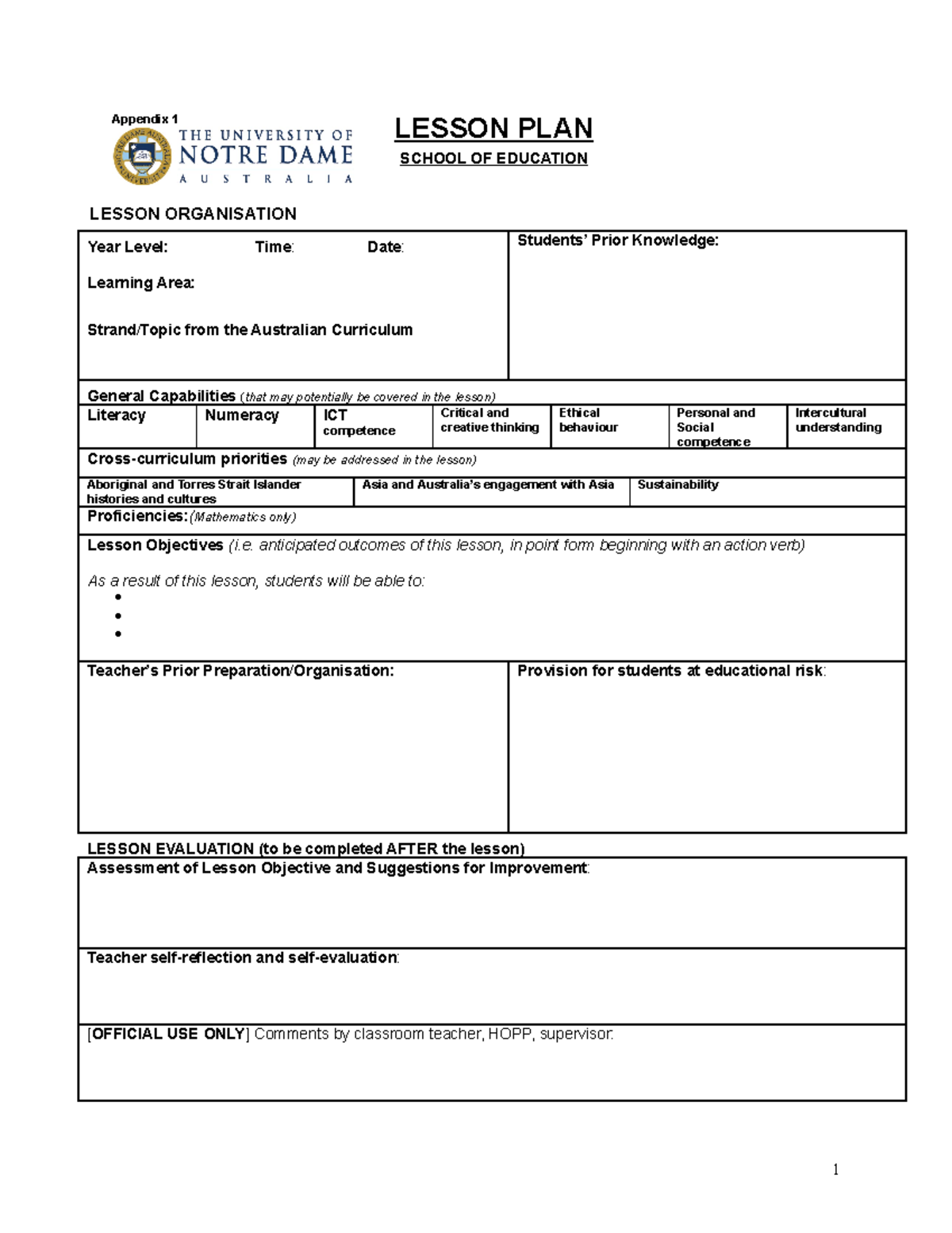 Lesson-Plan-Template (lesson plan template for all pst) - Appendix 1 ...