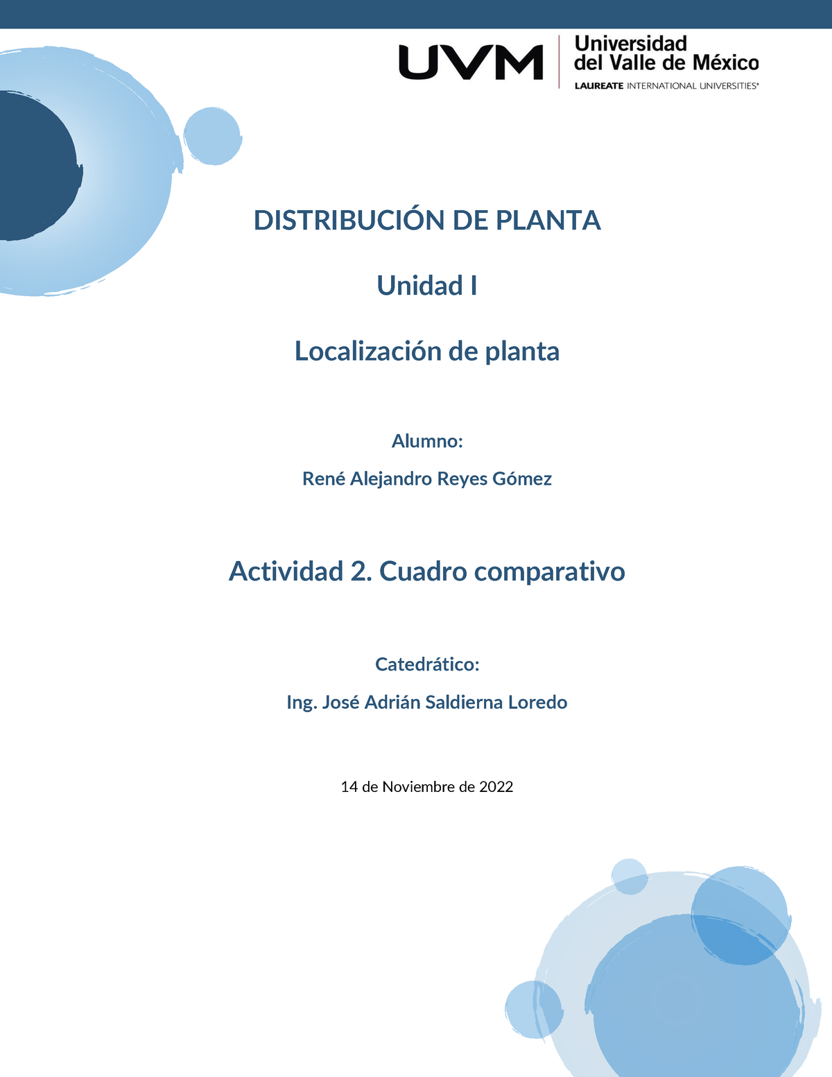 A#2 RARG - ACTIVIDAD NUMERO 2 DISTRIBUCION DE PLANTA - DISTRIBUCIÓN DE ...