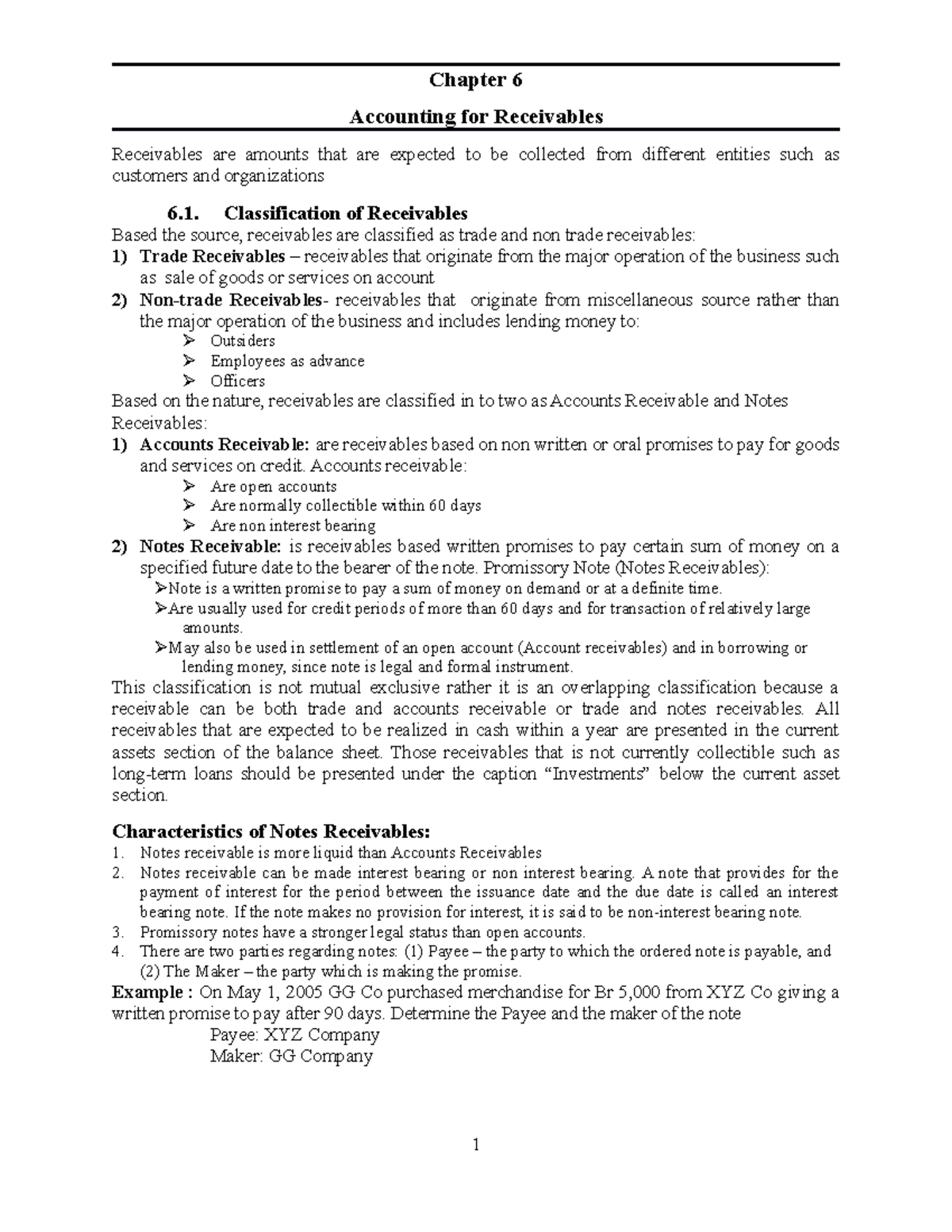 Chapter 6 Receivables Accounting For Receviables Chapter 6 Accounting For Receivables Studocu Chapter 6 Receivables Accounting For Receviables Chapter 6 Accounting For Receivables Studocu
