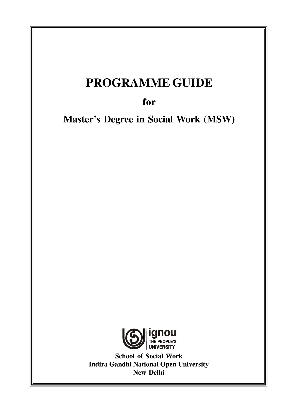 msu social work phd handbook