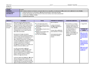 Dosificación de aprendizajes esperados - PLAN Y PROGRAMA DE ESTUDIOS ...