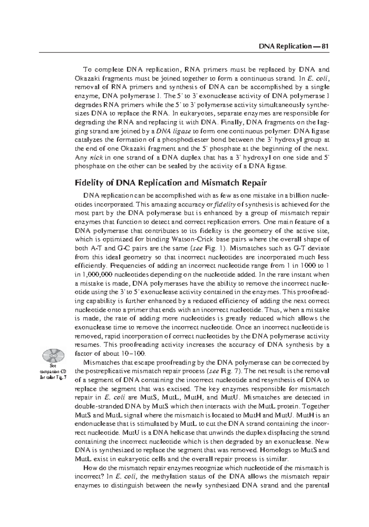 Introduction to bioinformatics-32 - DNA Replication — 81 To complete ...