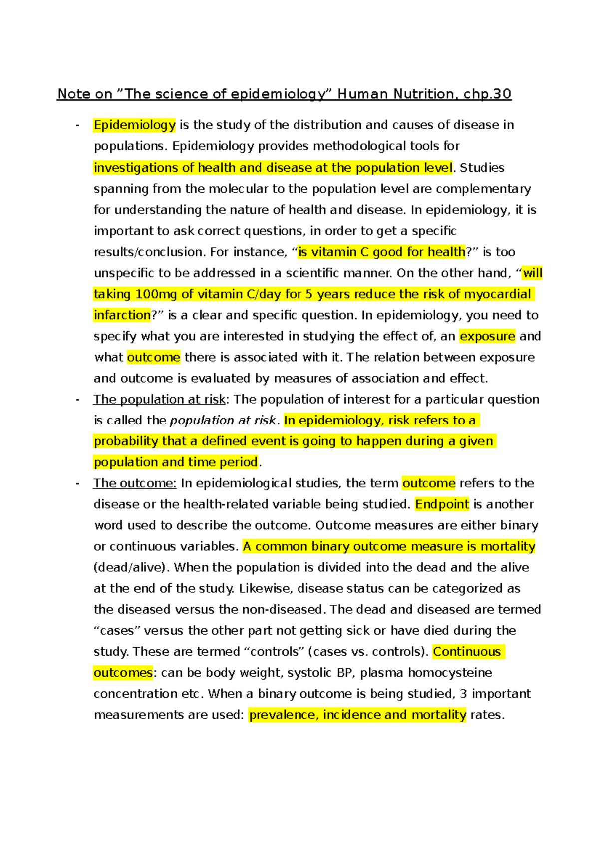 Note on huma nutrition - Note on science of Human Nutrition, chp ...